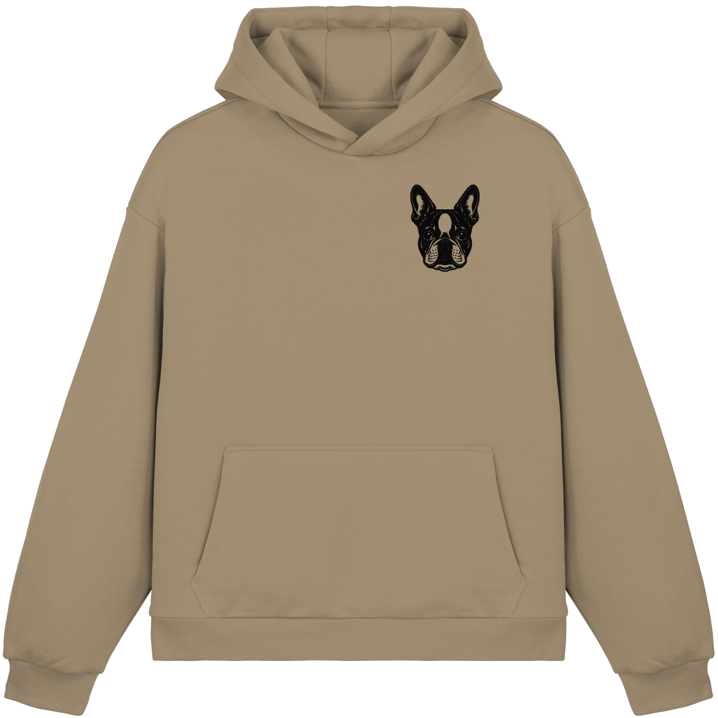 CANIS ATELIER „BOSTON“ Hoodie – Studio Edition (Backprint + Left Chest) - Fluffy Boxcut Hoodie
