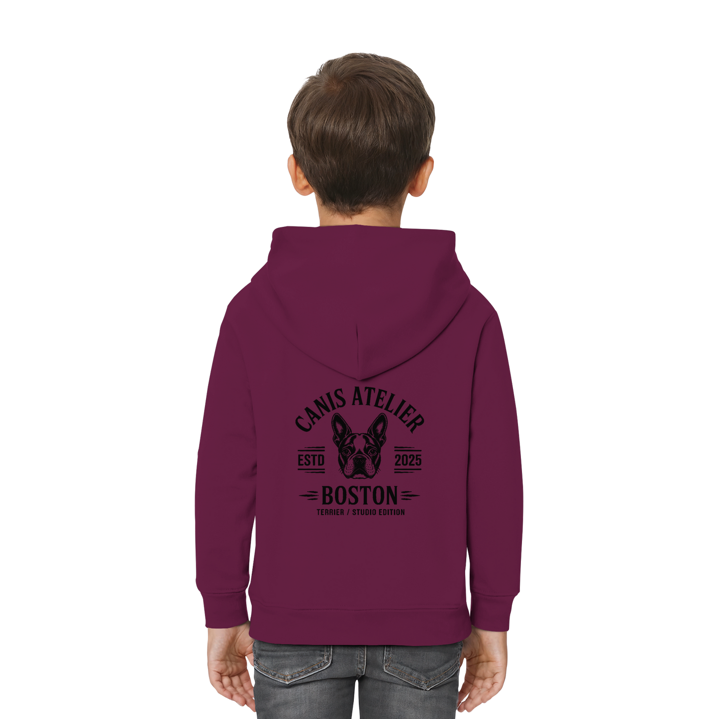 CANIS ATELIER „BOSTON“ Kids Hoodie – Studio Edition (Drop 01) - Kids Premium Hoodie