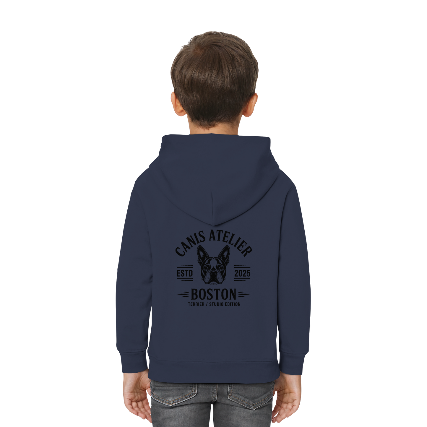 CANIS ATELIER „BOSTON“ Kids Hoodie – Studio Edition (Drop 01) - Kids Premium Hoodie