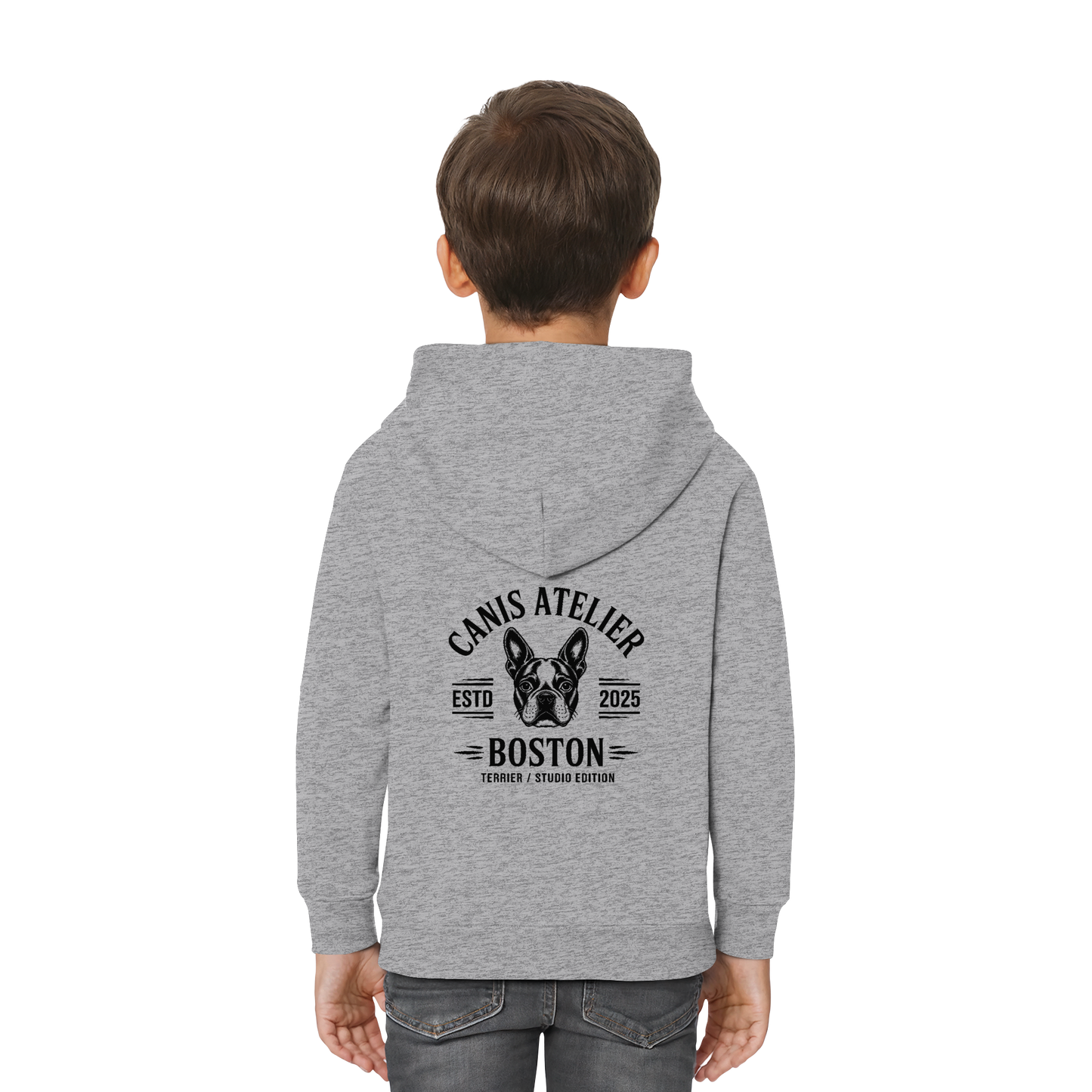 CANIS ATELIER „BOSTON“ Kids Hoodie – Studio Edition (Drop 01) - Kids Premium Hoodie