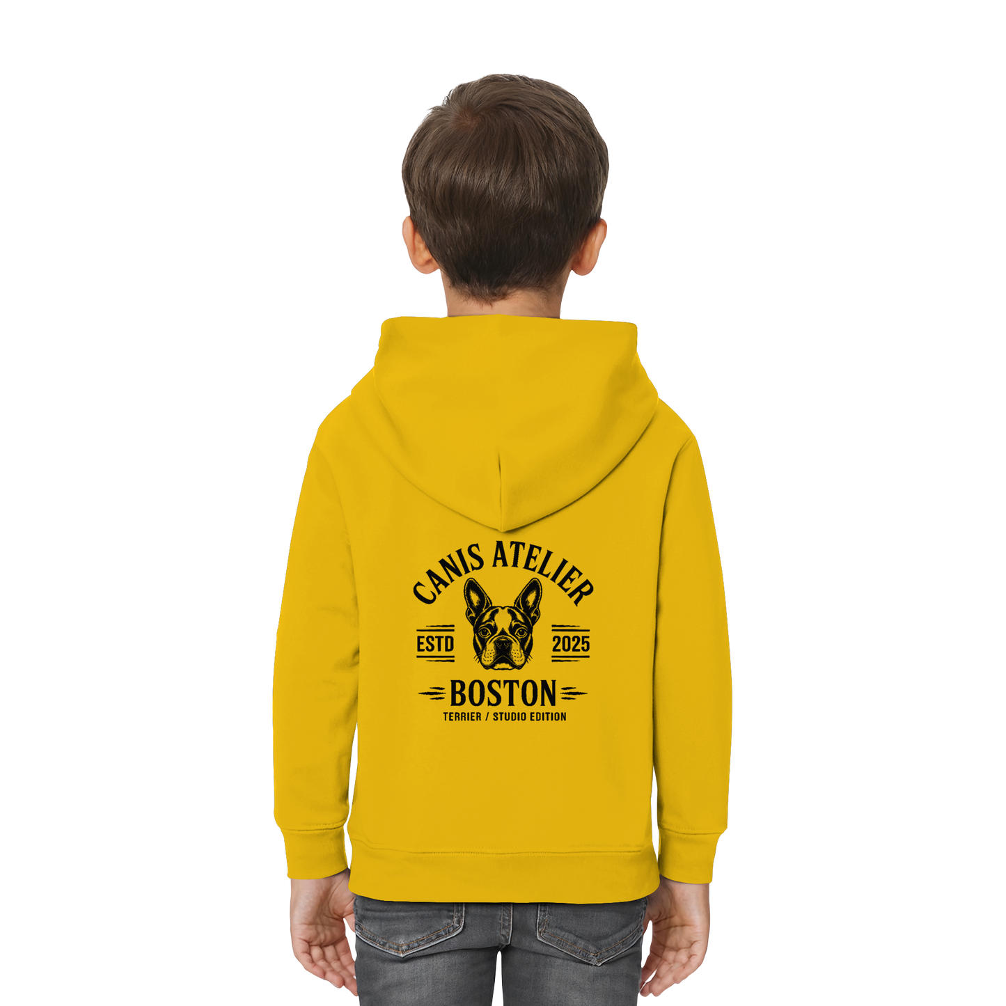 CANIS ATELIER „BOSTON“ Kids Hoodie – Studio Edition (Drop 01) - Kids Premium Hoodie