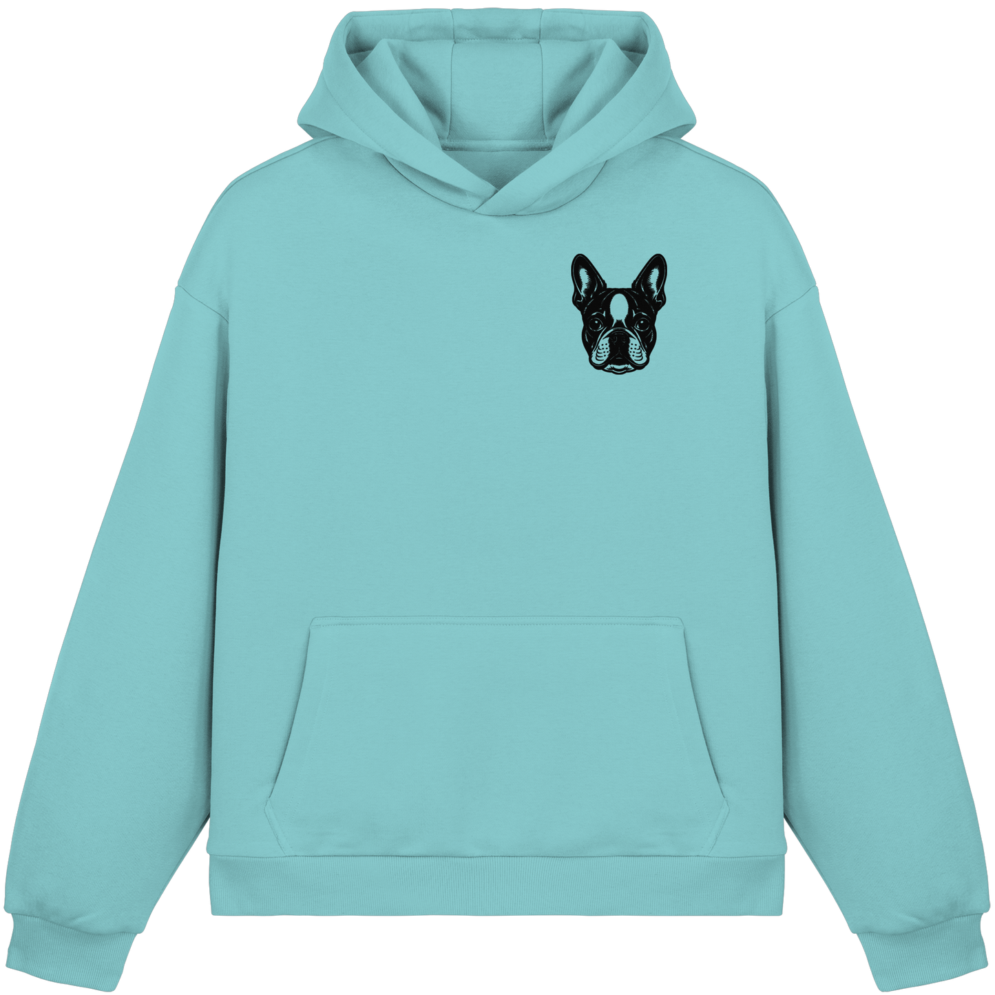 CANIS ATELIER „OM BOSTI“ Hoodie – Drop 01 (Backprint + Left Chest) - Fluffy Boxcut Hoodie