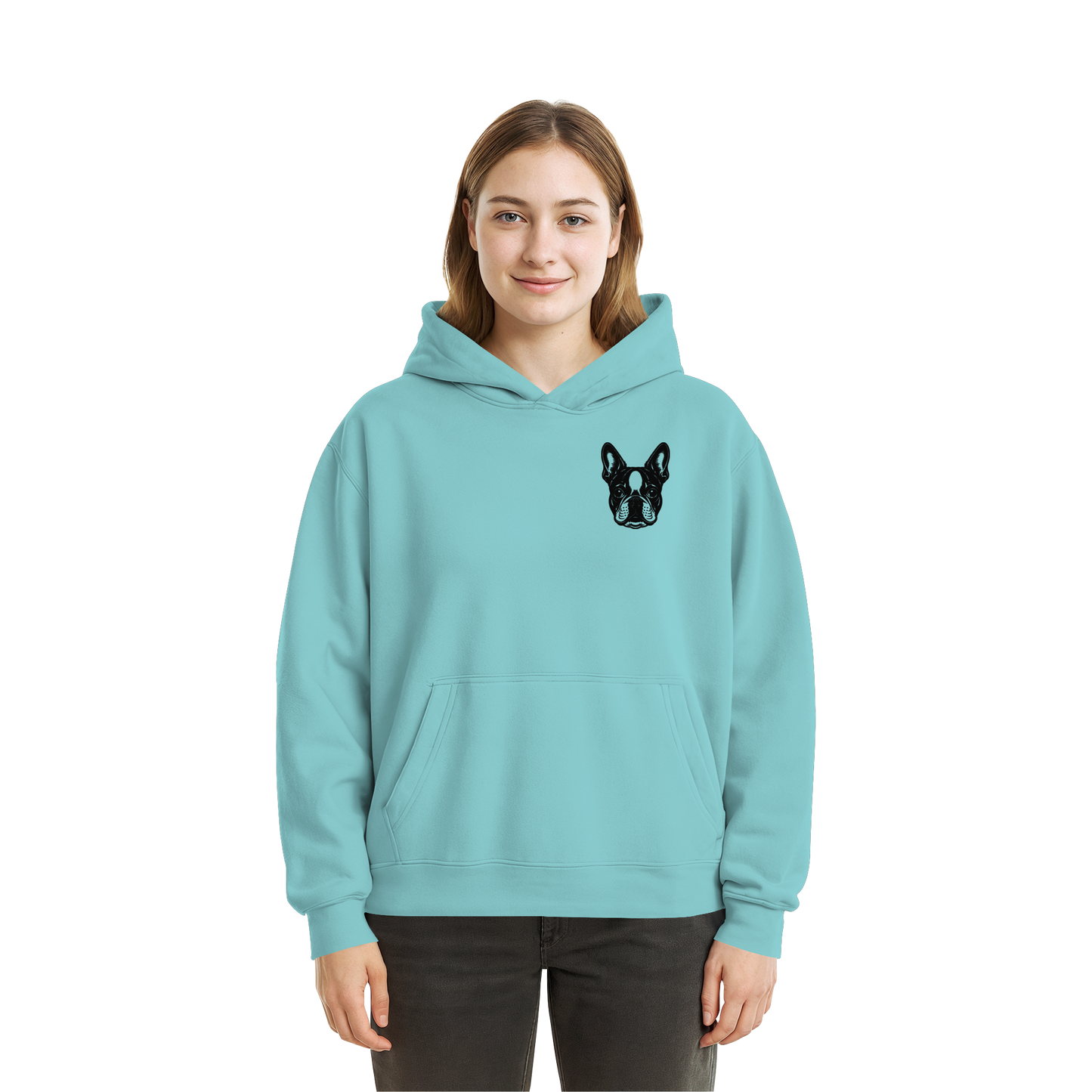 CANIS ATELIER „BOSTON“ Hoodie – Studio Edition (Backprint + Left Chest) - Fluffy Boxcut Hoodie