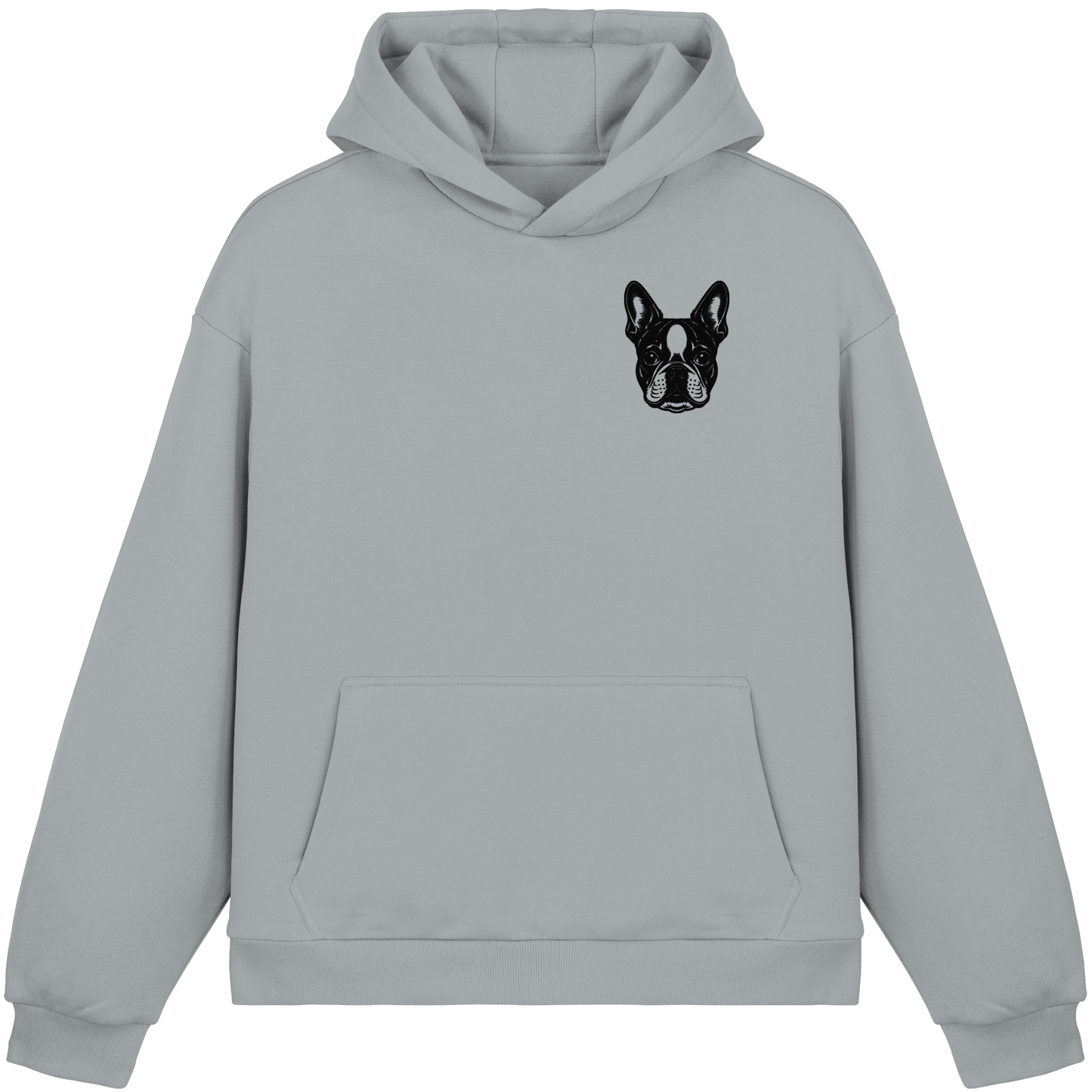 CANIS ATELIER „BOSTON“ Hoodie – Studio Edition (Backprint + Left Chest) - Fluffy Boxcut Hoodie
