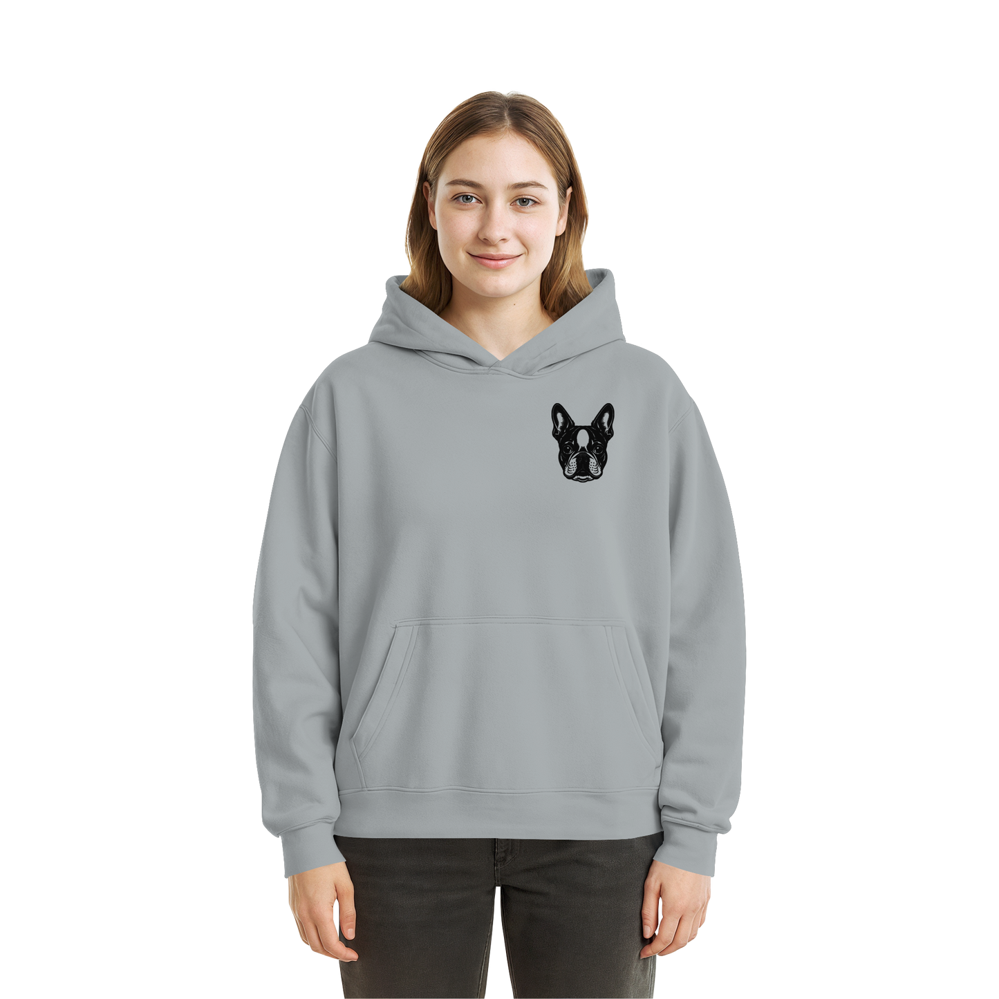 CANIS ATELIER „OM BOSTI“ Hoodie – Drop 01 (Backprint + Left Chest) - Fluffy Boxcut Hoodie