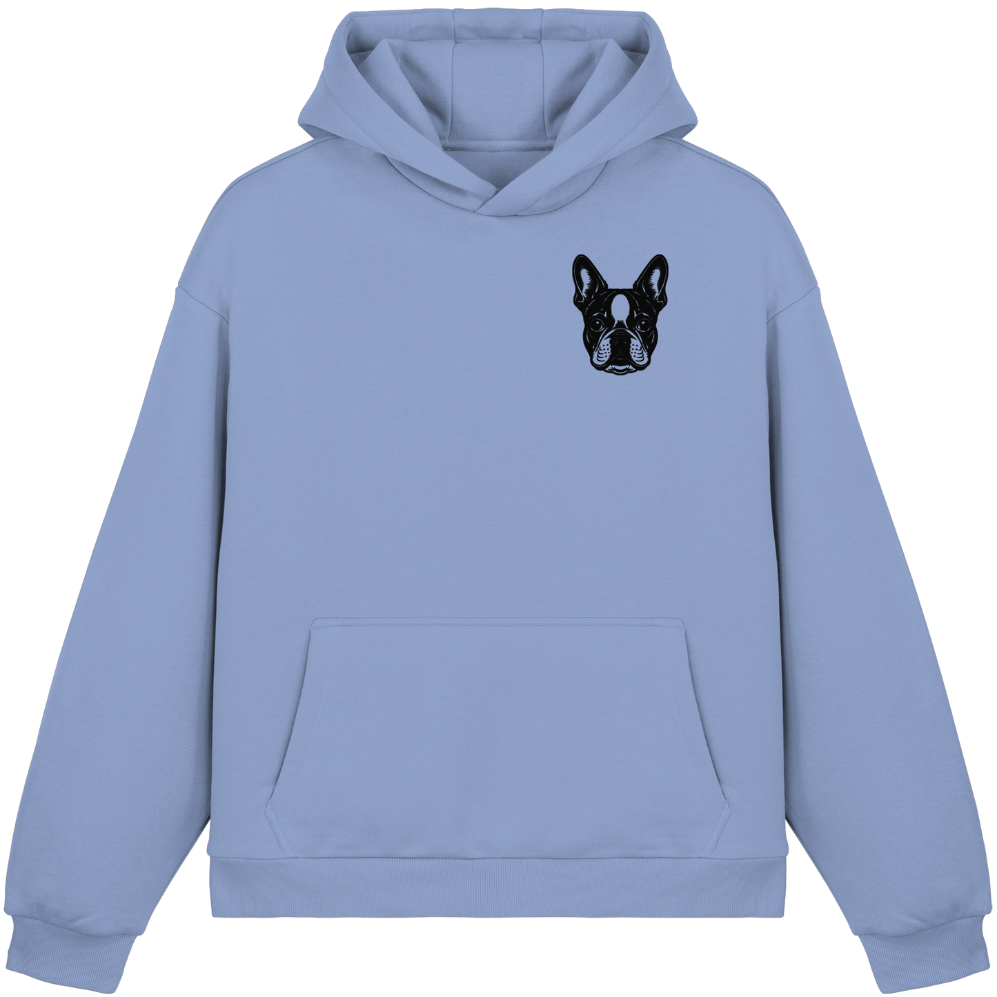 CANIS ATELIER „OM BOSTI“ Hoodie – Drop 01 (Backprint + Left Chest) - Fluffy Boxcut Hoodie