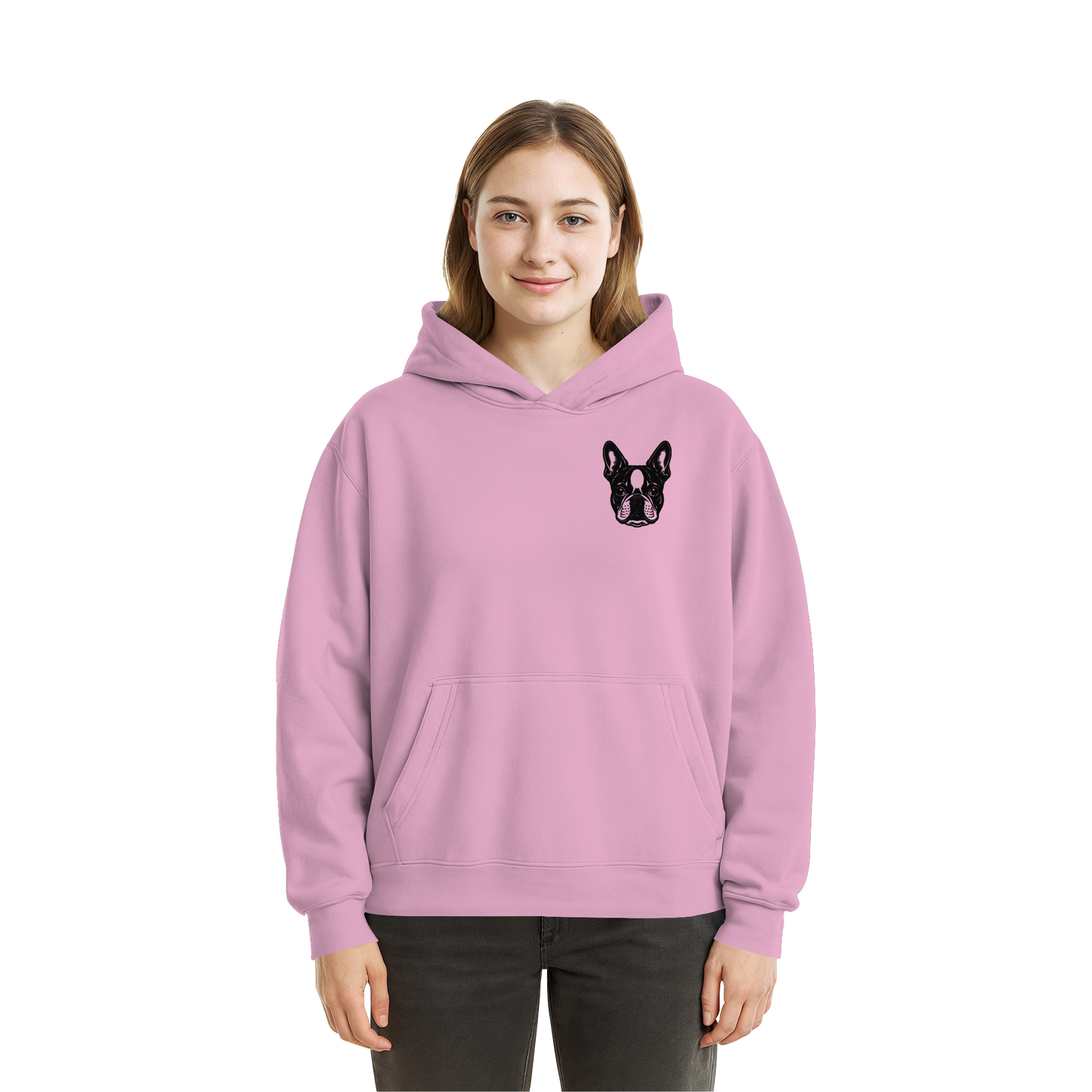 CANIS ATELIER „OM BOSTI“ Hoodie – Drop 01 (Backprint + Left Chest) - Fluffy Boxcut Hoodie