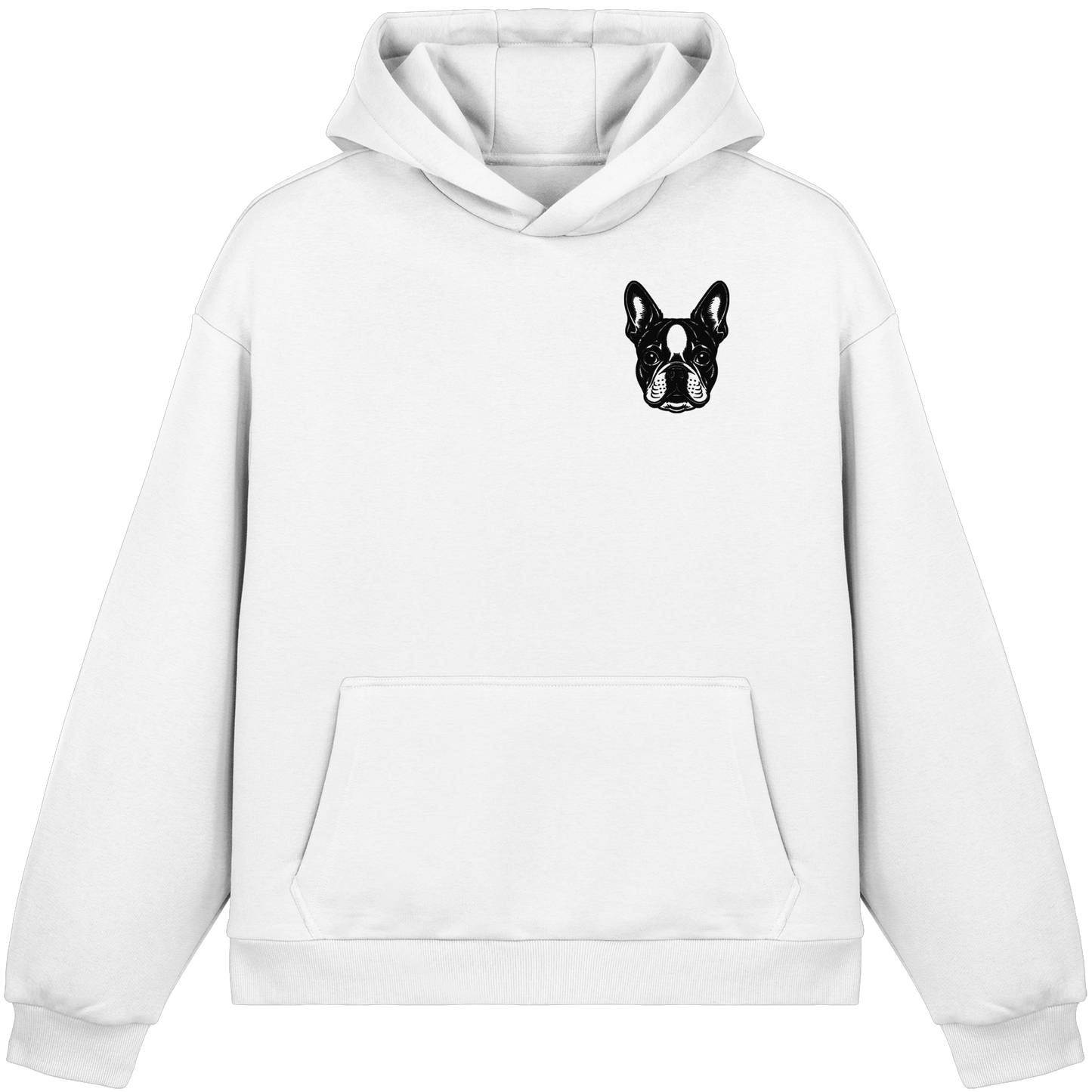 CANIS ATELIER „BOSTON“ Hoodie – Studio Edition (Backprint + Left Chest) - Fluffy Boxcut Hoodie